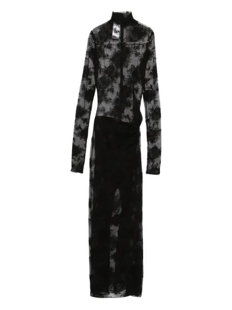 lace long-sleeve dress by THE ANDAMANE