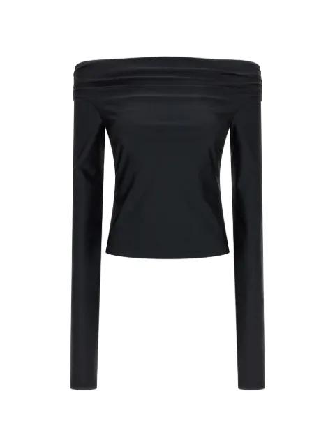 off-the-shoulder long-sleeved top by THE ANDAMANE