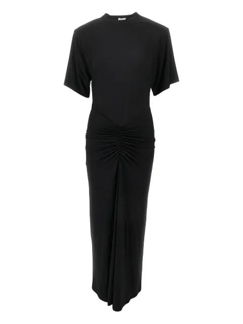 ruched midi dress by THE ANDAMANE