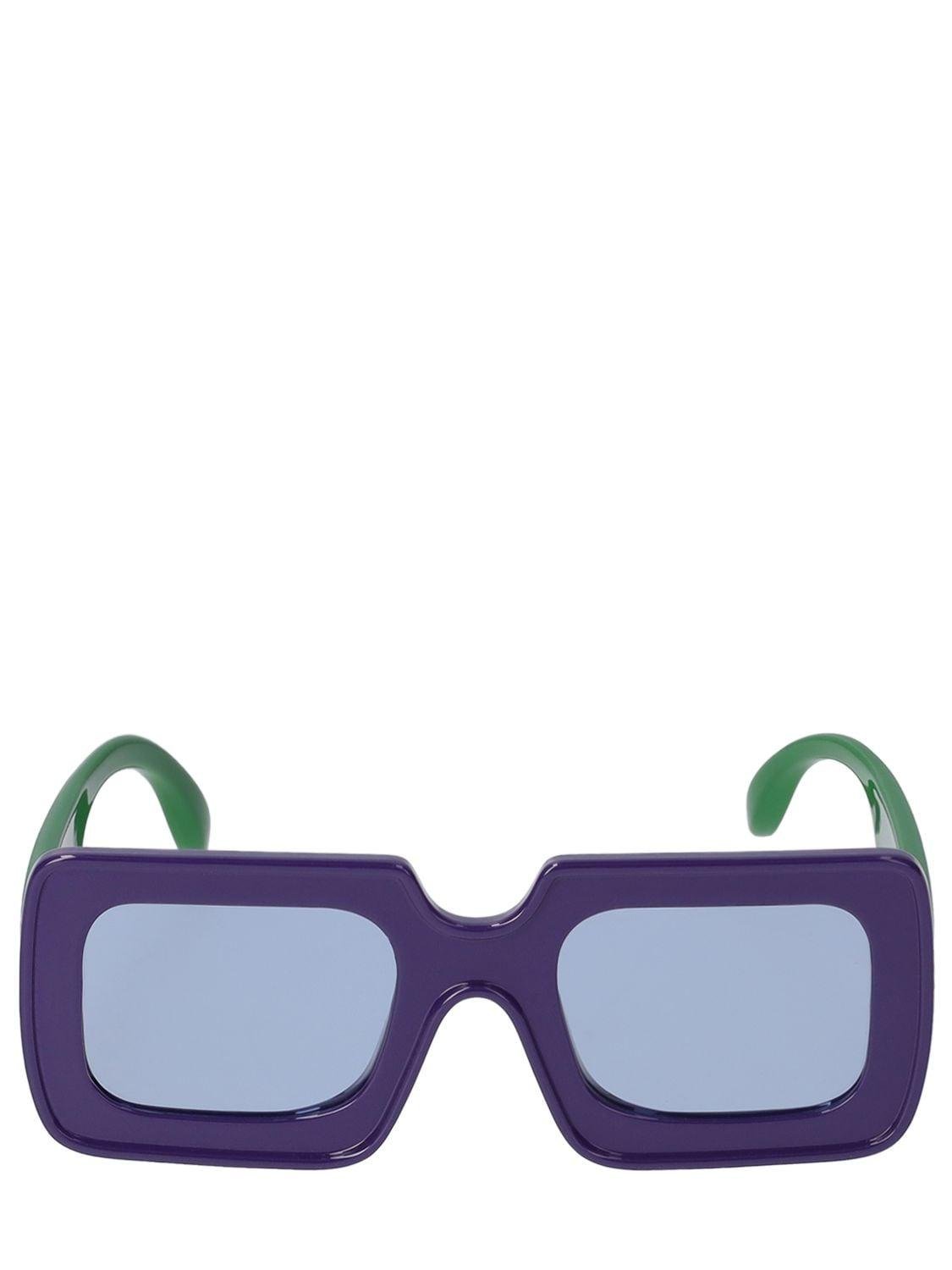 Logo Print Recycled Poly Sunglasses by THE ANIMALS OBSERVATORY