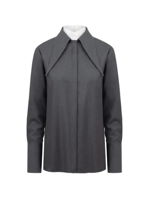 Grace pointed-collar shirt by THE ARKOW