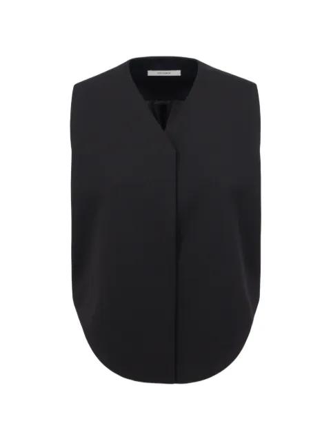 Leah curved-hem vest by THE ARKOW