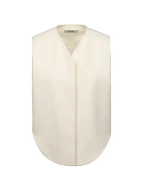 Leah curved-hem vest by THE ARKOW