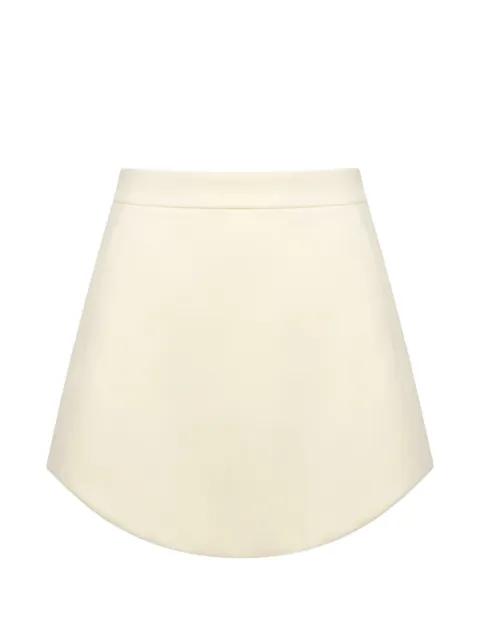 Rose curved-hem mini skirt by THE ARKOW