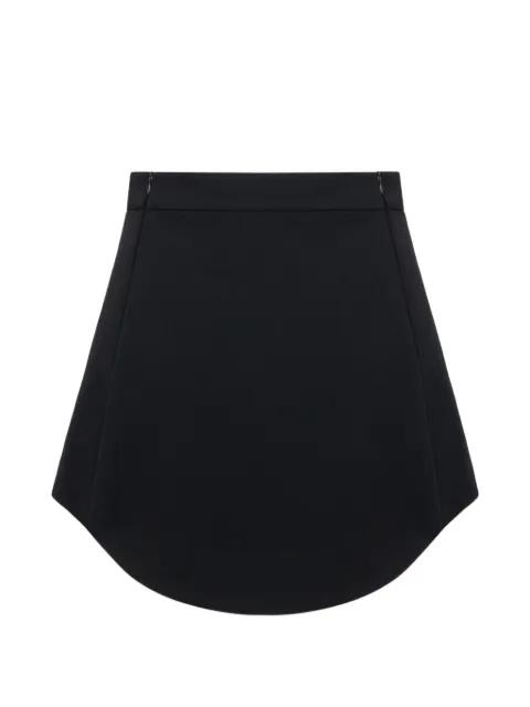 Rose curved-hem mini skirt by THE ARKOW