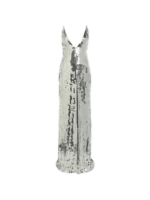 Claudie sequined V-neck gown by THE ARRIVALS