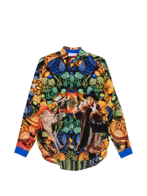 Camel printed shirt by THE ARTISTYLIST