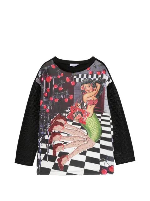 MARMAID graphic-print sweatshirt by THE ARTISTYLIST