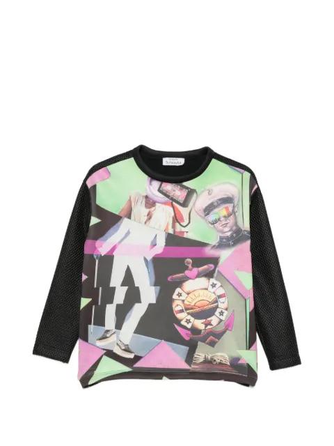 Popstar graphic-print sweatshirt by THE ARTISTYLIST