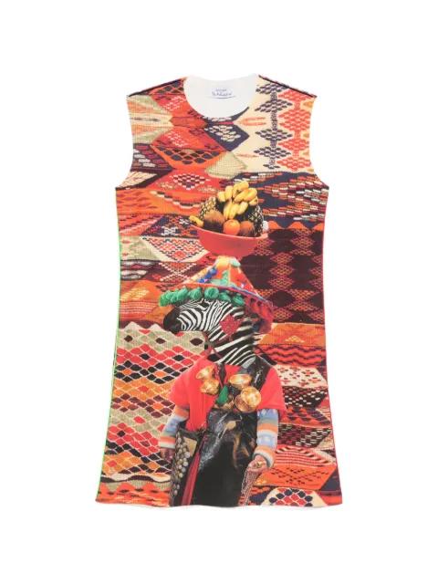 Zebra printed mini dress by THE ARTISTYLIST
