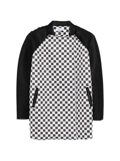 checked coat by THE ARTISTYLIST