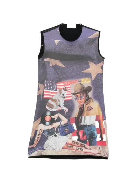graphic-print A-line dress by THE ARTISTYLIST