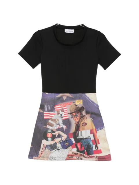 graphic-print A-line dress by THE ARTISTYLIST