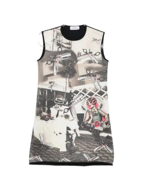 graphic-print A-line mini dress by THE ARTISTYLIST