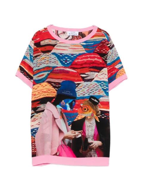 graphic-print T-shirt by THE ARTISTYLIST