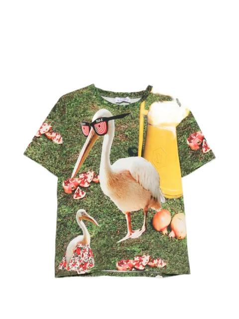 graphic-print T-shirt by THE ARTISTYLIST