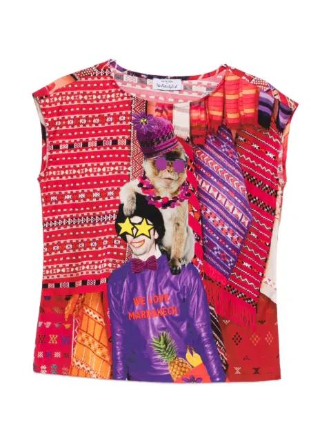 graphic-print T-shirt by THE ARTISTYLIST