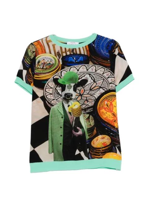 graphic-print T-shirt by THE ARTISTYLIST
