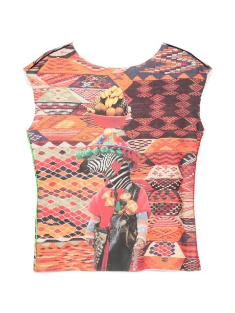 graphic-print T-shirt by THE ARTISTYLIST