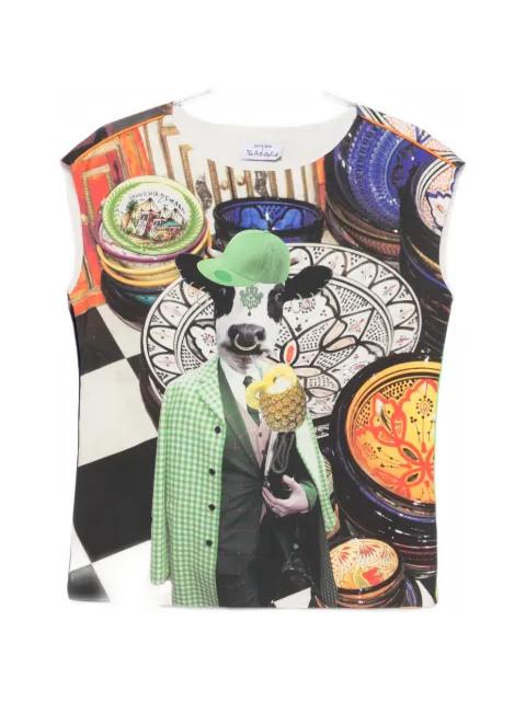 graphic-print T-shirt by THE ARTISTYLIST