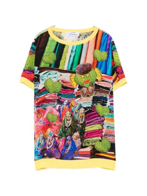 graphic-print T-shirt by THE ARTISTYLIST