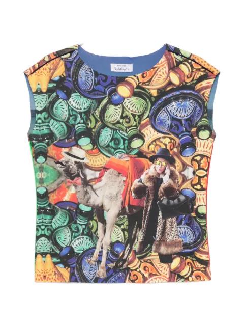 graphic-print T-shirt by THE ARTISTYLIST