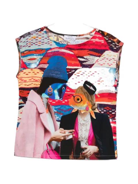 graphic-print T-shirt by THE ARTISTYLIST