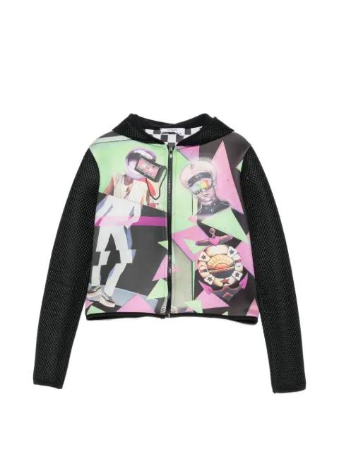 graphic-print hoodie by THE ARTISTYLIST