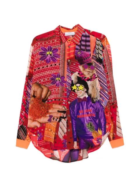 graphic-print long-sleeve shirt by THE ARTISTYLIST