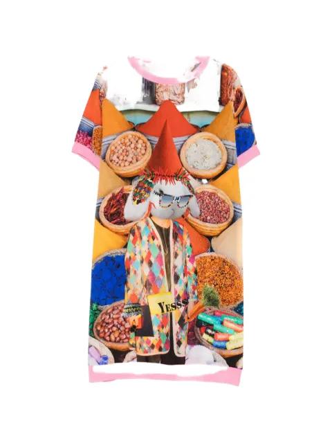 graphic-print mini dress by THE ARTISTYLIST