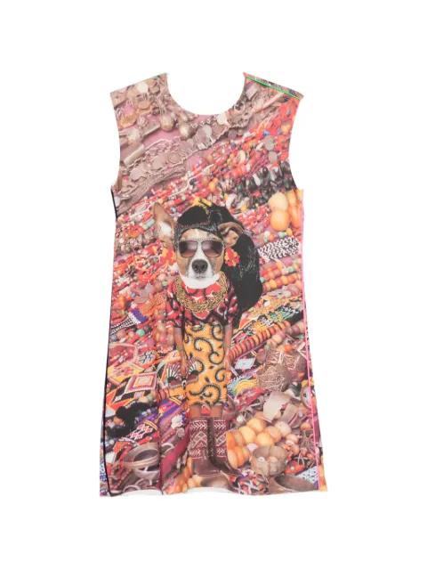 graphic-print sleeveless dress by THE ARTISTYLIST