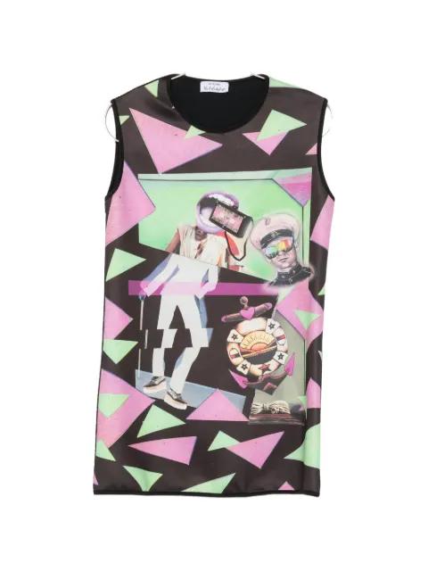 graphic-print sleeveless dress by THE ARTISTYLIST