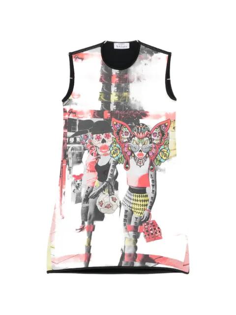 graphic-print sleeveless mini dress by THE ARTISTYLIST