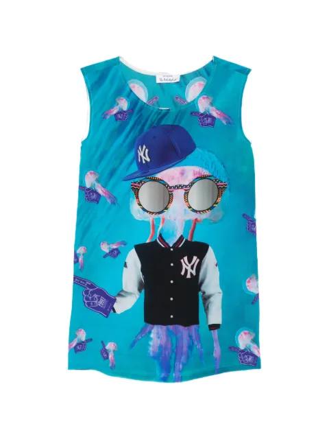 graphic-print sleeveless top by THE ARTISTYLIST