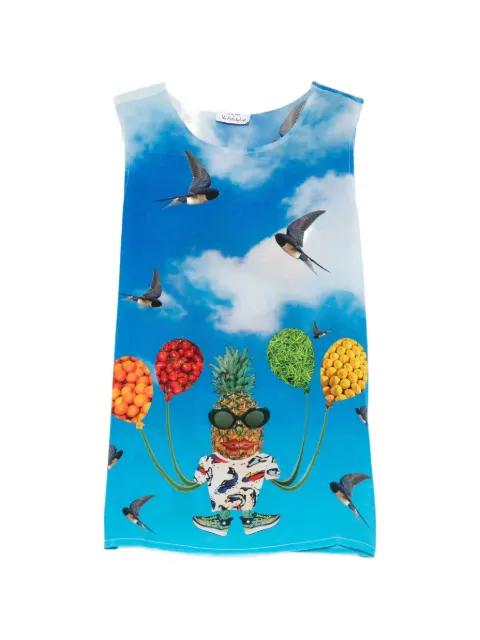 graphic-print sleeveless top by THE ARTISTYLIST