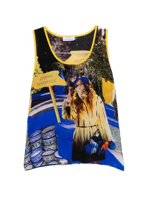 graphic-print tank top by THE ARTISTYLIST