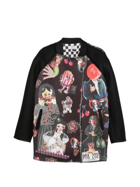 printed coat by THE ARTISTYLIST