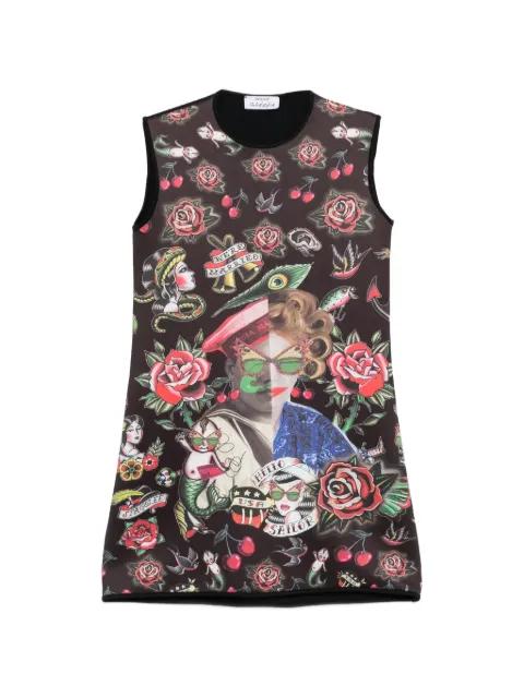 printed mini dress by THE ARTISTYLIST