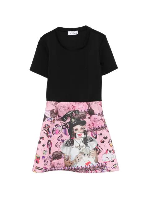 short-sleeve mini dress by THE ARTISTYLIST