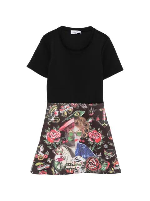 short-sleeve mini dress by THE ARTISTYLIST