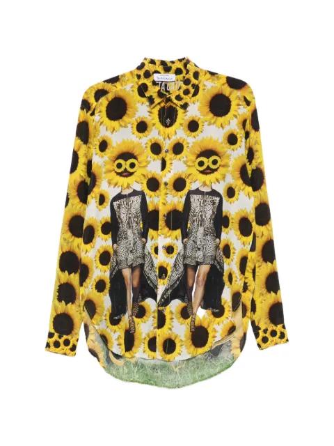 sunflower-print shirt by THE ARTISTYLIST
