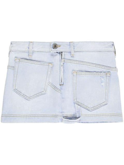 Abra denim mini skirt by THE ATTICO