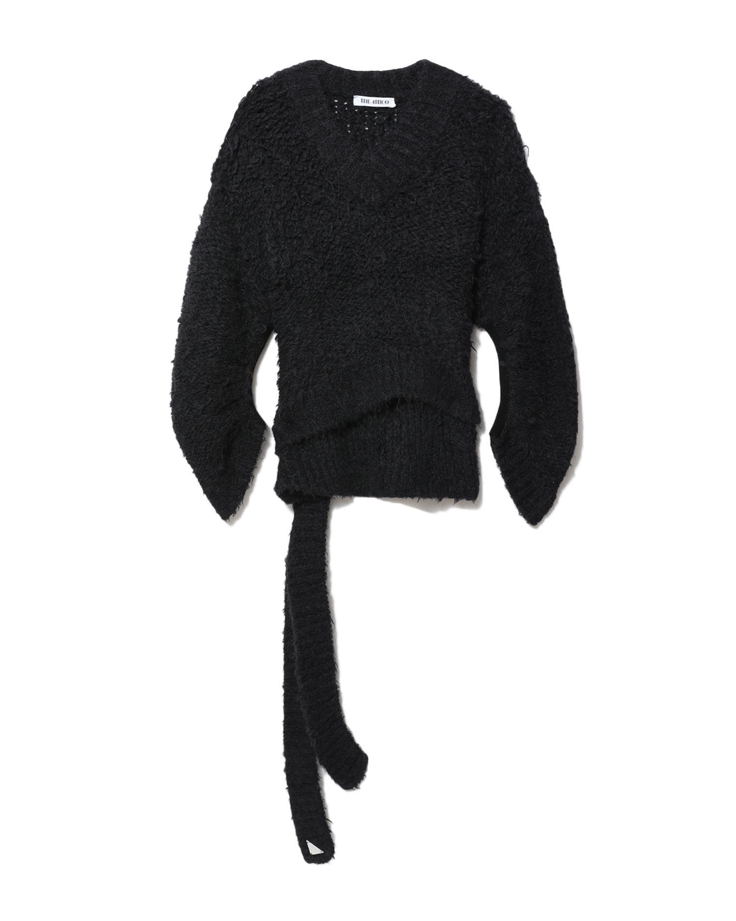Asymmetric textured sweater by THE ATTICO