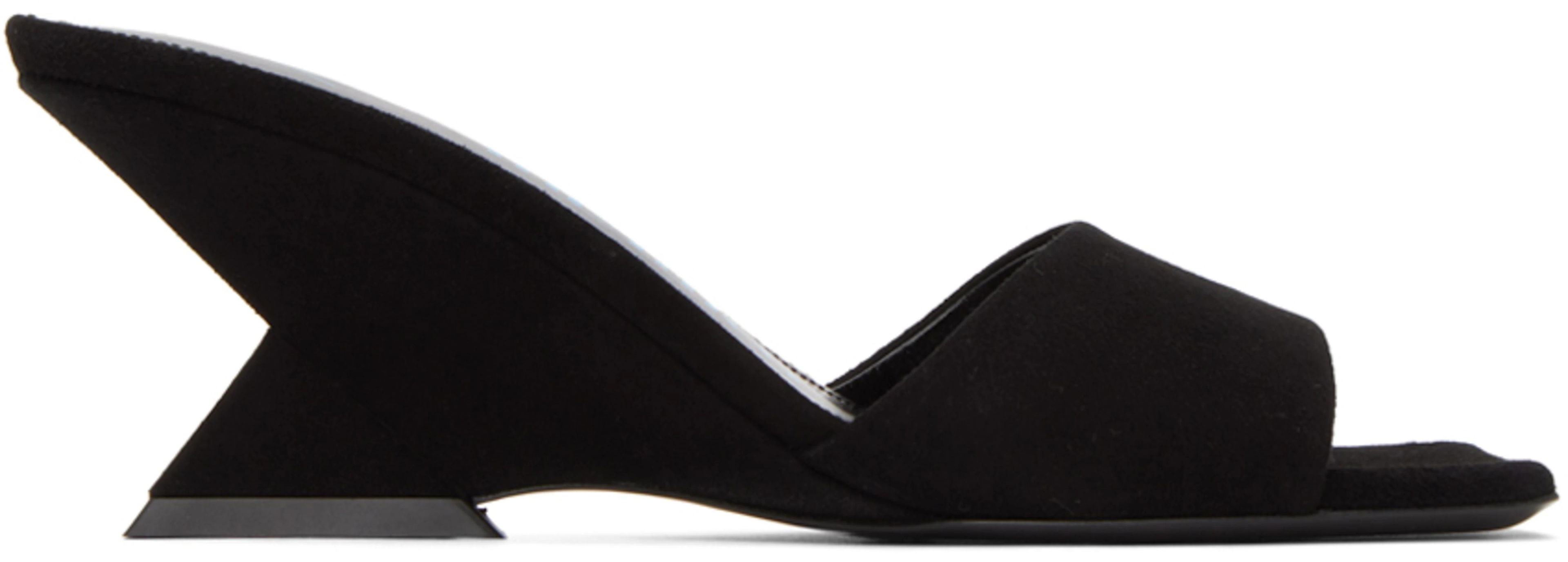 Black Cheope Mules by THE ATTICO