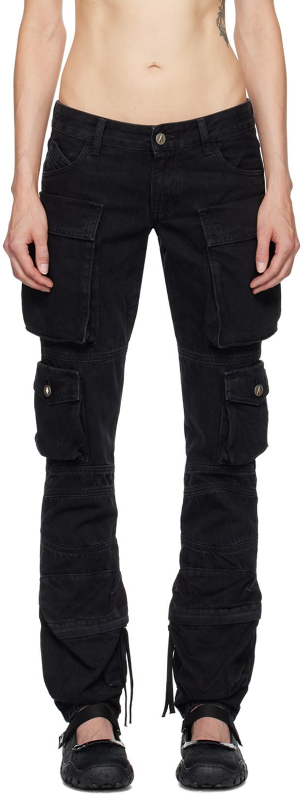 Black Essie Long Jeans by THE ATTICO