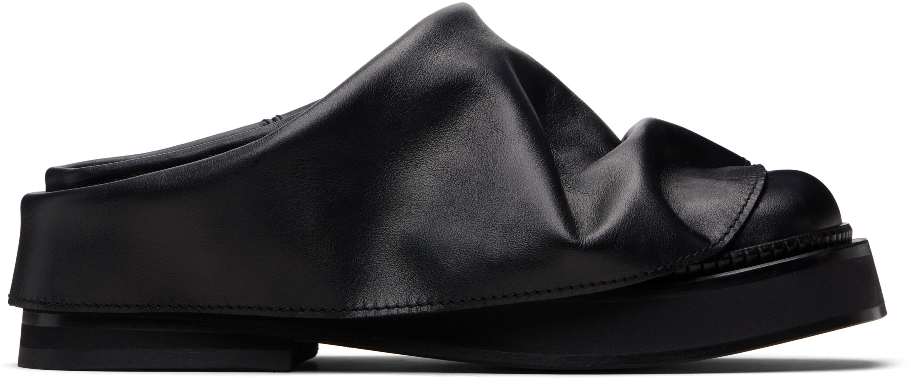 Black Mini Robin Sabot Loafers by THE ATTICO