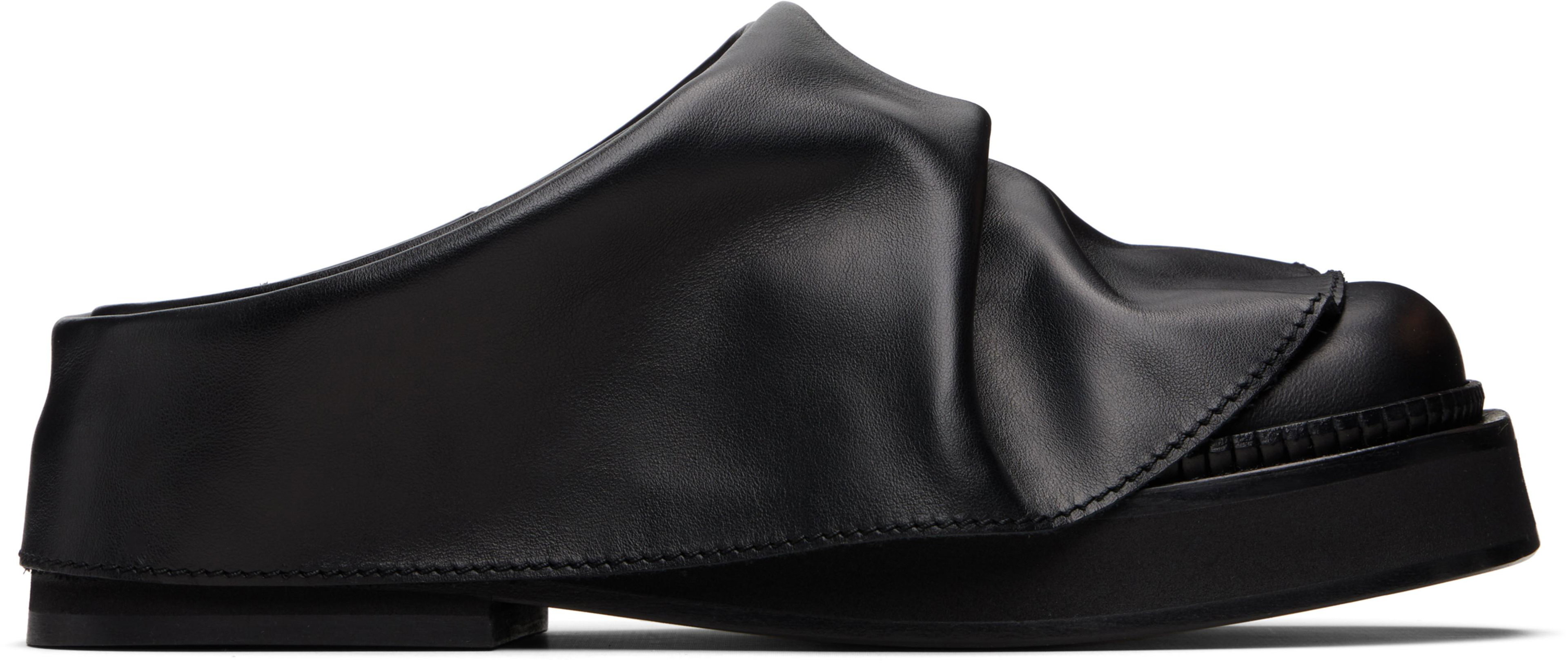 Black Robin Sabot Loafers by THE ATTICO