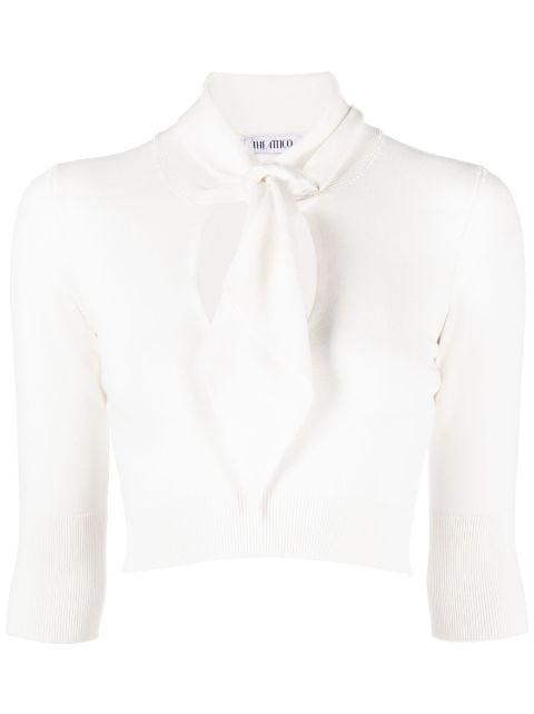 Catlin cut-out top by THE ATTICO