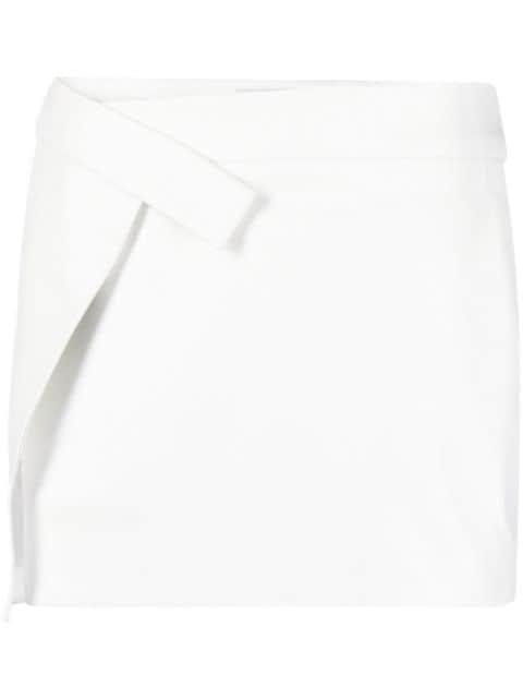 Cloe wrap mini skirt by THE ATTICO