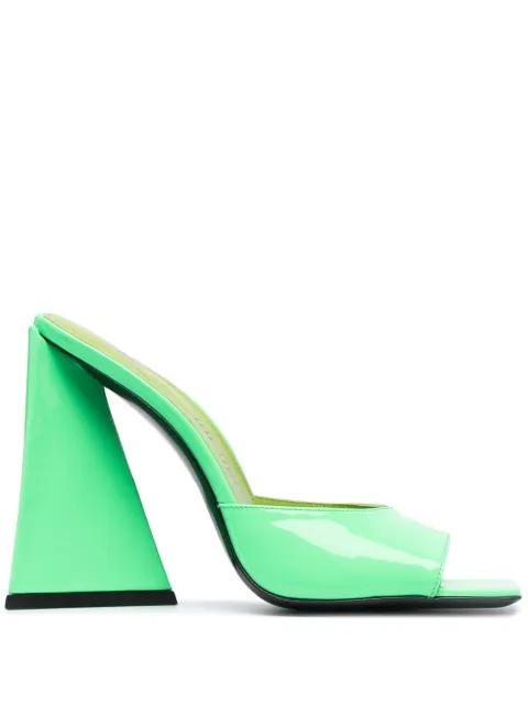 Devon patent leather sandals by THE ATTICO
